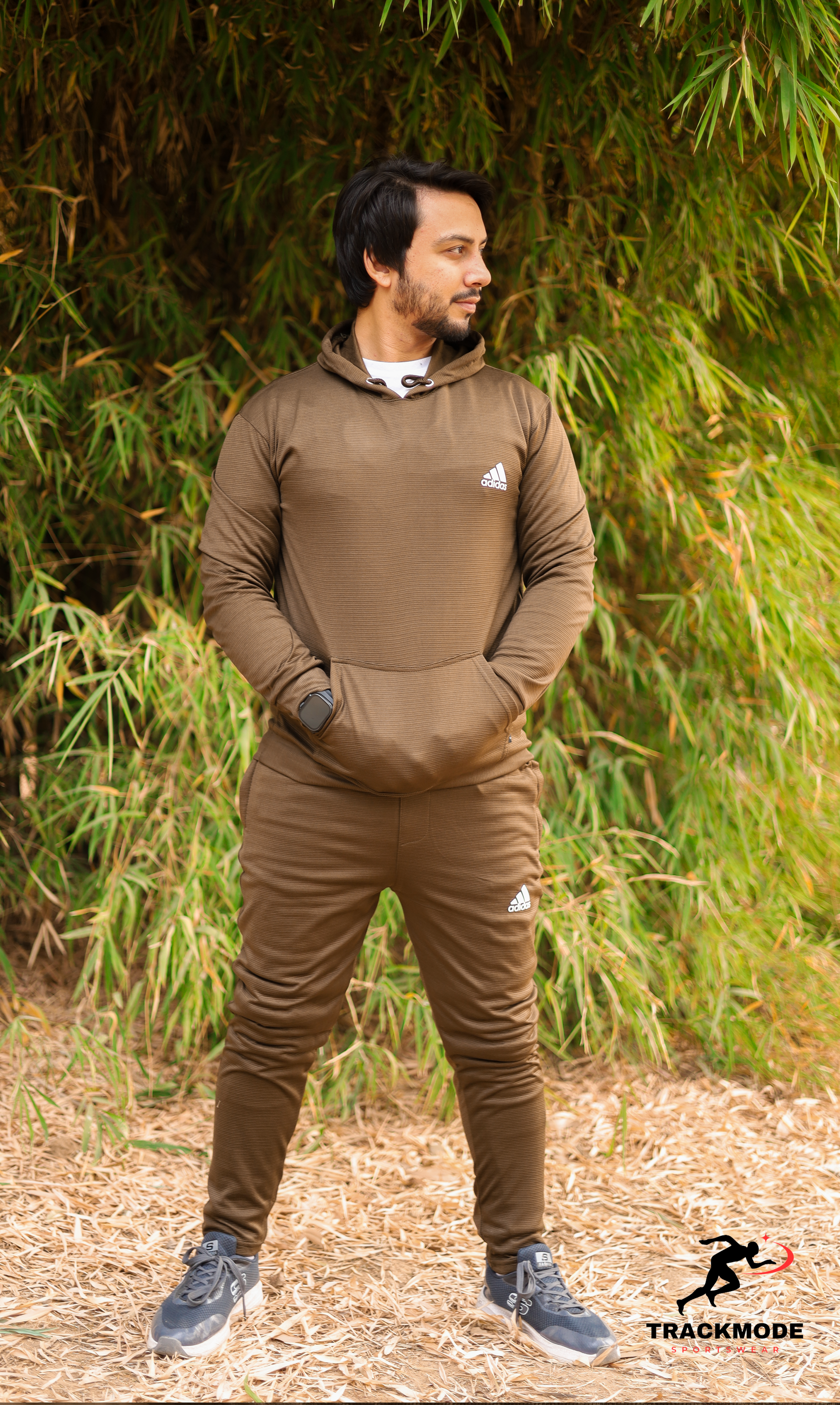 Adidas-Premium Tracksuit-Brown (80% OFF) - Image 3