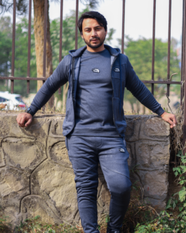 TNF-Premium 3 Piece Tracksuit-Dark Grey (79% OFF)