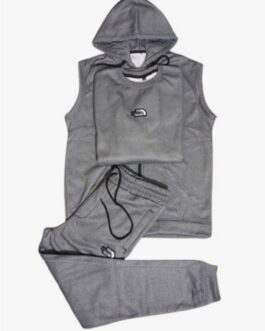 TNF-Premium 3 Piece Tracksuit-Light Grey (79% OFF)